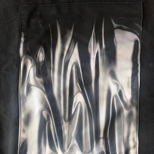 Graphic crewneck sweatshirt — Liquid Silver design